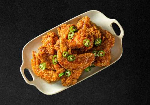 Gà rán sốt tương Hàn Quốc